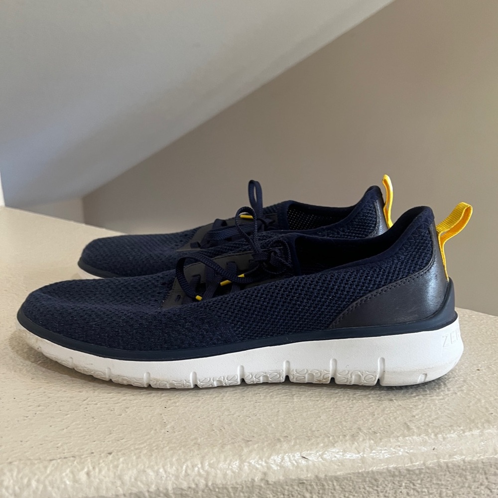 Men's Cole Haan Generation Zerogrand Blue Sneakers Slip On size 11